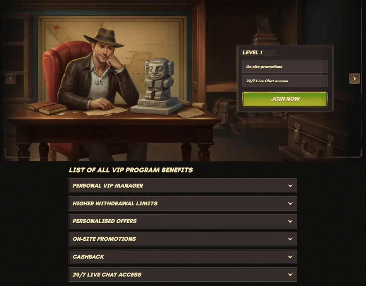 VIP-programma Sankra Casino